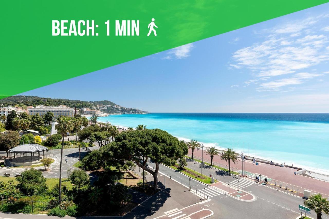 ניס Sea - 2 Bedroom - Kitchen - Wifi - Tramway - Air Conditioner מראה חיצוני תמונה